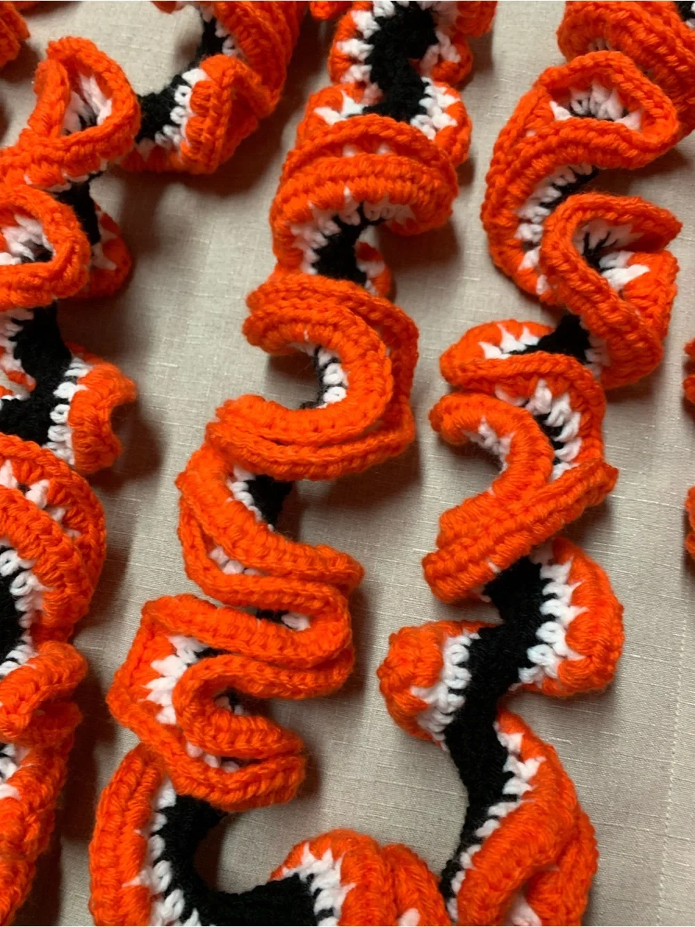 Hand Crafted garland spiral